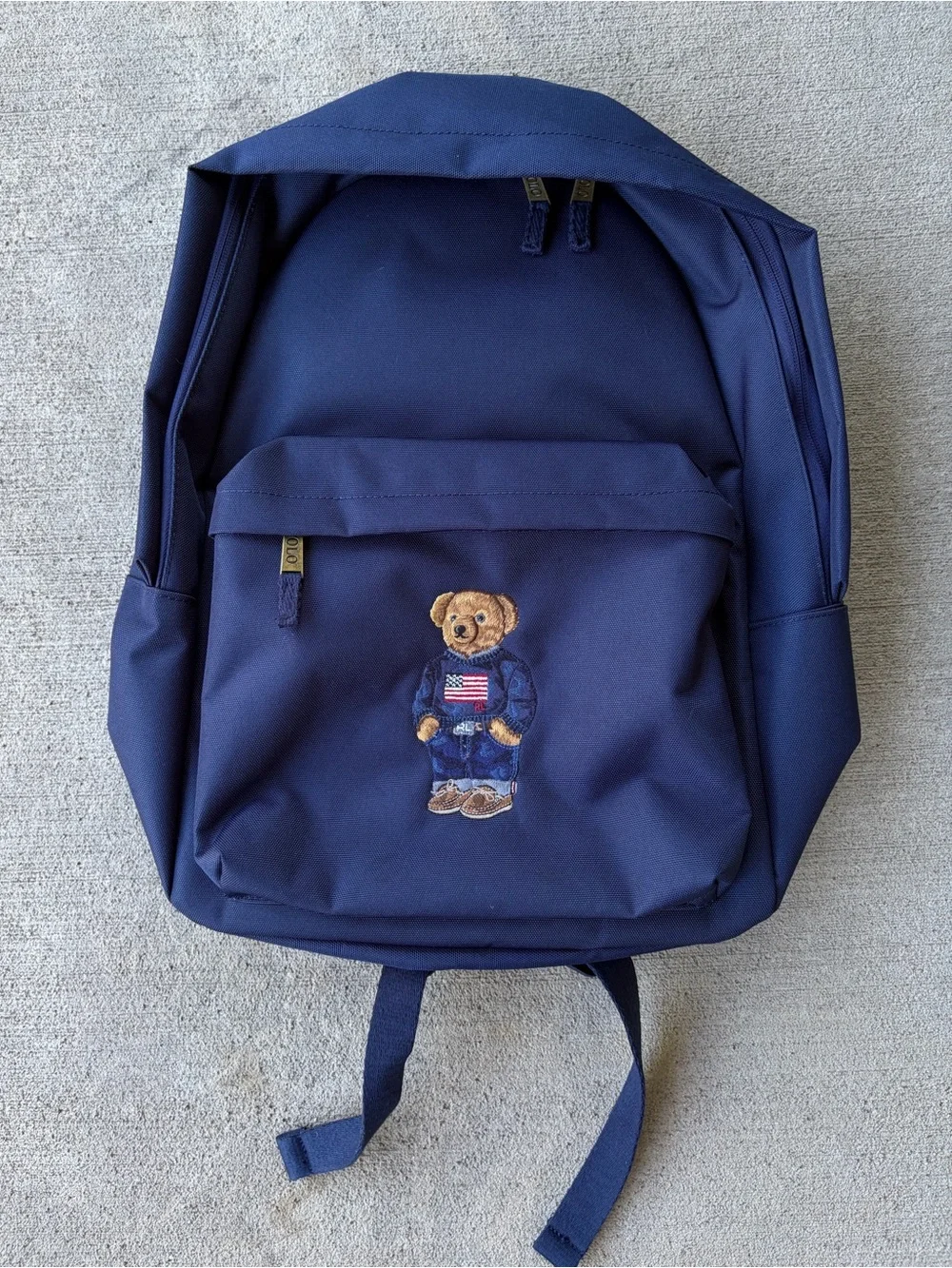 Polo Ralph Lauren polo bear navy backpack bag purse NWT